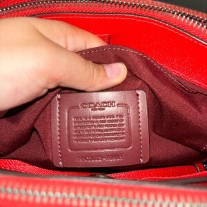 Red Coach Purse